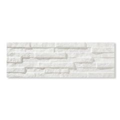 (Cut Sample) Alpes White Split Face Effect Tiles