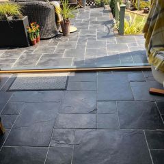 Black Antique limestone Modular Set - Indoor outdoor design 