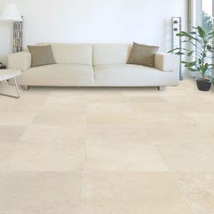 Provence Ivory Limestone Effect Tiles  | Perfect for high-traffic areas, they provide both beauty and practicality.