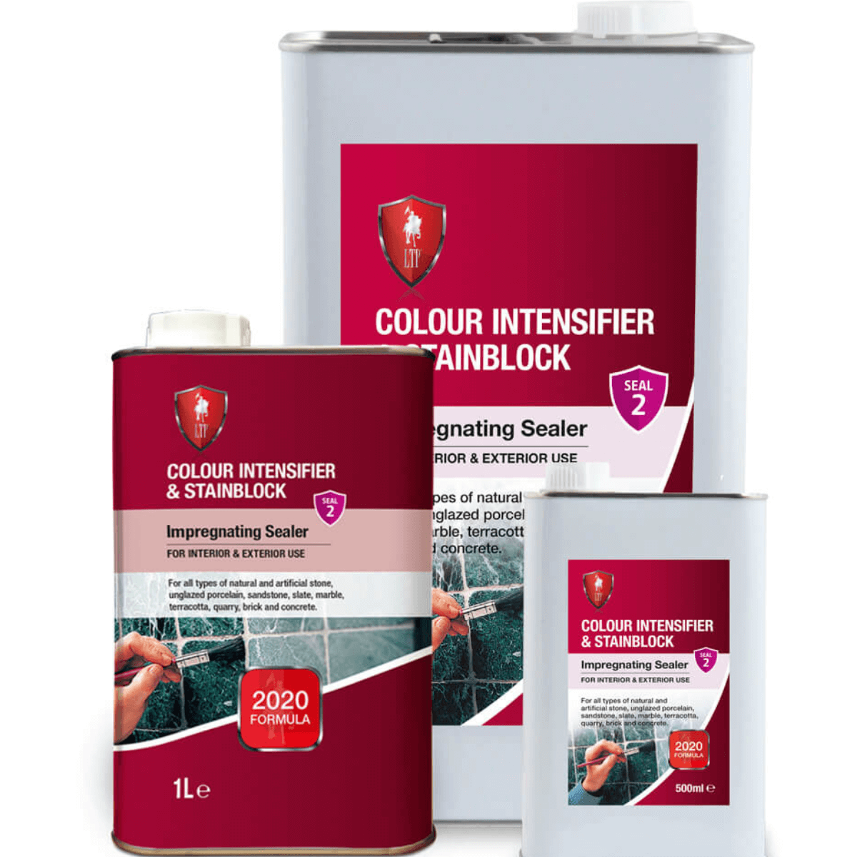 Colour Intensifier & Stainblock Natural Stone Sealer stock image